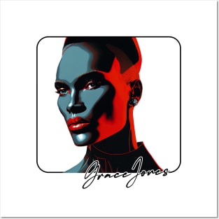 Grace Jones 80s Style Aesthetic Design Posters and Art